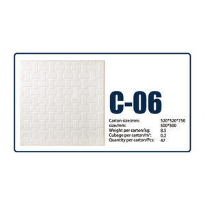 Carreaux <span class=keywords><strong>de</strong></span> faux plafond modernes 3D-Panneaux design en mousse imperméables 2x2 - Product Image 6