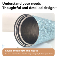 Bouteille isotherme en titane pur de 500 ml avec double couvercle, tasse à café portable isolée sous vide pour l'extérieur