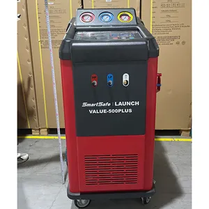 Machine automatique entièrement automatique de récupération de réfrigérant de climatisation AC Machine de remplissage de gaz 500Plus R134yf Équipement automobile
