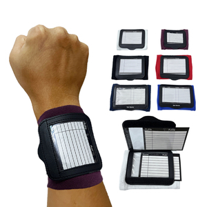 Großhandel Custom Logo PVC American Football Spiel Armbänder Atmungsaktiv Verstellbar Elastic <span class=keywords><strong>Sport</strong></span> Tactical Manual Armband - Product Image 1