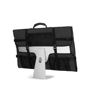 Masaüstü bilgisayar ekran koruyucu için seyahat taşıma çantası saklama kutusu 19 inç monitör tozluk monitör taşıma çantası