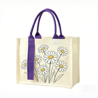 Sac fourre-tout personnalisé pour le quotidien, sac fourre-tout en toile renforcée, sacs d'école, sacs de courses, sacs fourre-tout personnalisés pour femmes