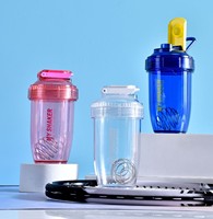 Bouteille shaker de protéines Madou 500 ml (17 oz) pour la gym, étanche, pour boire directement en extérieur, pour adultes, voyage, sans BPA, écologique