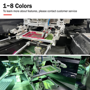 Hot Product Automatic Wine Bottle Screen Printing Machine All Servo Multiple Color Screen Printer Hot Stamping Machine