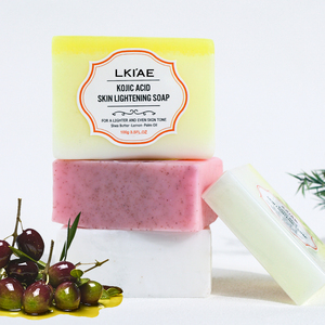 Beurre de karité Offre Spéciale apaisant sécheresse doux propre mousse équilibre humidité acide kojique savon de bain blanchissant pour peau terne - Product Image 5