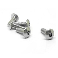 M4 M6 M10 baja tahan karat SS304 316 316L A2 A4 70 80 polos poles Torx Drive keamanan Truss kepala sekrup mesin