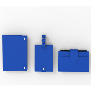 <span class=keywords><strong>Couverture</strong></span> de passeport en cuir véritable avec logo en relief personnalisé de qualité supérieure avec ensemble d'étiquettes à bagages pour sac personnalisé de porte-cadeaux d'affaires - Product Image 4