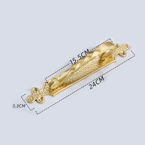 Luxury European Antique Solid Brass <strong>Door</strong> <strong>Handles</strong> Banquet Hall Glass Wooden <strong>Door</strong> <strong>Pulls</strong> Sturdy and Durable - Product Image 5