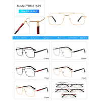 Gafas Ópticas Cuadradas de Montura Completa, Más Vendidas, con Bloqueo de Luz Azul para Profesionales Creativos de Oficina
