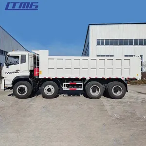 중국 브랜드 새로운 왼쪽 드라이브 25 톤 25000kg 380L 철 탱크 8*4 덤프 트럭 팁 판매