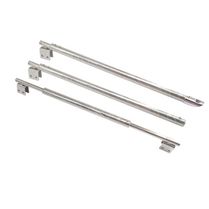 Stainless Steel <b>Shower</b> Rod Adjustable Length Wall Mount Round Minimalist Bathroom <b>Accessory</b> - Product Image 2