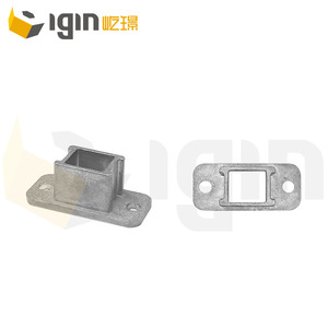 Conectores de base de aluminio, accesorios para tubos cuadrados, accesorios para barandillas de escaleras, tapas de extremo para decoración de jardines y villas - Product Image 2