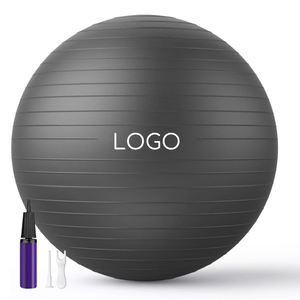 Pelota de Yoga Pilates de Alta Calidad, Duradera y Antideslizante de 55 cm, con Logotipo Personalizado, de PVC, para Ejercicios de Entrenamiento Físico en Gimnasios - Product Image 1