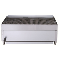 Fournitures pour restaurants et hôtels, barbecue au gaz en acier inoxydable, gril à charbon, barbecue commercial radiant, robuste, barbecue de table, pierre de lave