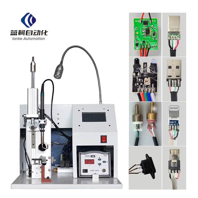 Hot Sale Semi-Automatic Newest USB Data Cable Making Machine Tiny Soldering Machine for Connectors USB a Micro Lightning Type C