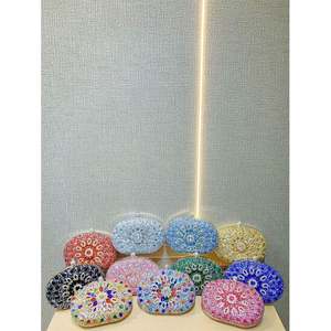 กระเป๋าคลัทช์เพชรทำมือสำหรับผู้หญิง กระเป๋าคริสตัลรูปสัตว์ กระเป๋าถือสำหรับงานปาร์ตี้ตอนเย็น งานพรอม กระเป๋าสะพายข้างประดับคริสตัล - Product Image 3