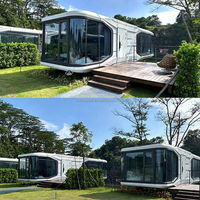 Maison Capsule en Acier de 11,5 m – Design Moderne, Écologique, Installation Facile – Habitation de Luxe pour Villa, Centre Commercial, Appartement – Structure en Acier