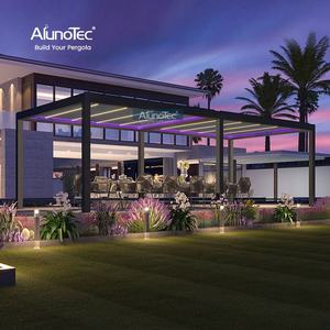 Alunotec מותאם אישית קל להרכיב פרגולות אלומיניום גזבו גג פטיו גן אספקה פרגולות - Product Image 6