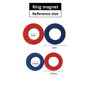 Grand <span class=keywords><strong>N</strong></span> S pôle permanent fort AlNiCo anneau coupe soudage éducatif ferrite enseignement en forme de U fer à cheval aimant matériaux - Product Image 3