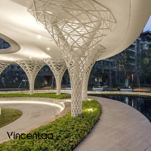 Sculpture d'extérieur Vincentaa pour hôtel, centre commercial, éclairage surdimensionné, sculpture en acier inoxydable - Product Image 4