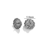 Bélières de cheville de perle et fermoirs à vis en acier inoxydable pour les perles à moitié percées et la fabrication de bijoux