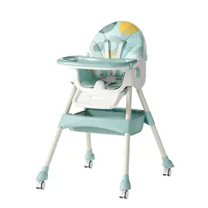 Super Cheap Multifunctional Portable Folding Baby High Chair Toddler All-Purpose Dining Chair