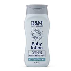 Crème hydratante intense pour bébé, vente en gros, usine, beurre de karité végétalien, pour peaux sensibles de nouveau-né, soin hydratant quotidien pour bébé - Product Image 4