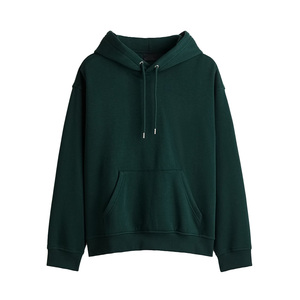 Pull à capuche unisexe surdimensionné en tricot pour l'hiver, écologique, respirant, couleur unie, personnalisable, polyester/coton - Product Image 1