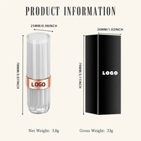 Rouge à lèvres satiné nacré hydratant haute brillance longue tenue personnalisable avec logo, faible MOQ