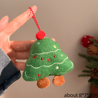 Porte-clés en peluche de Noël en gros, pendentif de série de Noël mignon, breloques adorables, cadeau de fête, jouet en peluche