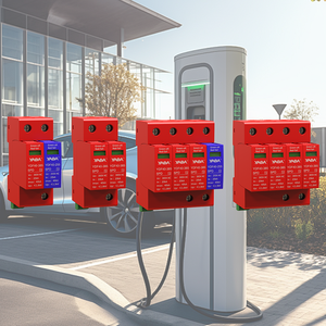 מגן נחשולי מתח YADA <span class=keywords><strong>SPD</strong></span> AC 385V 20KA~40KA, התקן הגנה מפני מתח נמוך T2 <span class=keywords><strong>SPD</strong></span> עבור עמדת טעינה לרכב חשמלי DC - Product Image 6