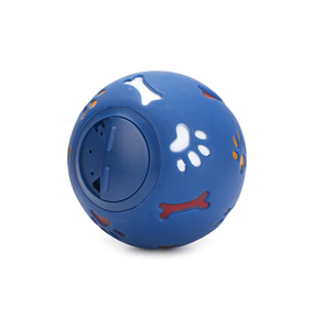 Palla per animali domestici IQ Treat, giocattolo interattivo per la distribuzione di cibo per cani, giocattoli Puzzle da masticare per cani - Product Image 1