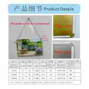 Plaque de logo de graduation en fer rétro antique, peinte, rectangulaire, pour la décoration murale de restaurant, magasin - Product Image 3