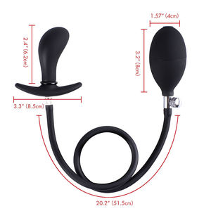 Tapón Anal Inflable Desmontable de Silicona Impermeable, Juguete Anal Expandible, Juguete Anal Inflable Portátil - Product Image 5