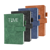 Carnet en cuir de haute qualité avec logo personnalisé, couverture à colorier, format A5, style imprimé, agenda, calendrier, planificateur, journal, cadeau pour l'avent 2025