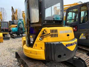 Komatsu PC55 PC55MR excavadora usada Komatsu PC55MR excavadora de orugas usada Mini excavadora Komatsu Pc55MR para la venta - Product Image 6