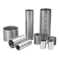 Edelstahl-Keildraht-Zylinder-Schraubpresse-Sieb Rotierendes Trommelfiltersieb zur Dungfiltration