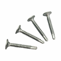 OEM Ceramic Coated Flat Pancake Head Screws for Wood and Metal Roofing Type 17 Point Quick Guard