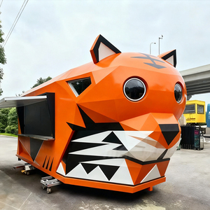 Quiosco de Café Modular Personalizado con Diseño de Elefante, Mini Casa para Cafetería Ambulante y Puesto de Feria - Product Image 3