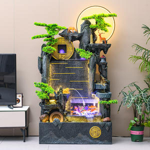 CHENYISHI grande rocaille eau qui coule ornements eau en circulation salon hôtel cour étage paysage fontaine aquarium - Product Image 5