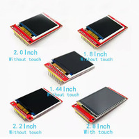Écran LCD TFT SPI à port série de 1,44/1,8/2,0/2,2/2,8 pouces, module d'écran tactile capacitif/couleur, 4 IO