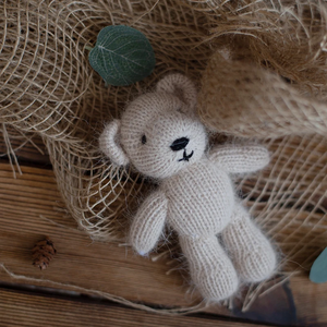 Amigurumi bé gái Đồ chơi hình ảnh Prop gấu Bunny đan <span class=keywords><strong>Mickey</strong></span> Crochet angora Chuột chụp ảnh trẻ sơ sinh Thú nhồi bông - Product Image 3