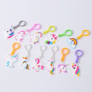 Porte-clés Licorne pour Filles en Acier Inoxydable Solaire, Caoutchouc Souple Coloré, Mignon pour Enfants 2020 - Product Image 1