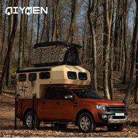 Caisse de camping coulissante Howo 4x4 pour pick-up, type caravane, avec structure robuste
