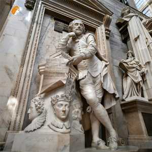 Statue de poètes et écrivains en marbre grandeur nature de Mily, célèbre pour sa qualité, pour <span class=keywords><strong>collection</strong></span> de musée ou décoration publique - Product Image 6