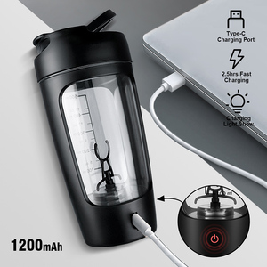 <span class=keywords><strong>Shaker</strong></span> à protéines électrique USB Rechargeable avec boîte à poudre rose, gobelet mélangeur Portable avec poignée, bouteille <span class=keywords><strong>Shaker</strong></span> de qualité alimentaire pour bébé - Product Image 3