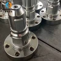 Mandrin hydraulique pour machine à papier ondulé, tête de mandrin dentée avec base à bride, 25 kg, origine Chine