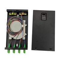 Boîtier de terminaison de fibre optique monomode duplex LC APC à 8 cœurs, avec revêtement électrostatique, pour projets de câblage optique intérieur