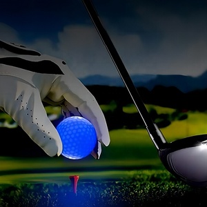 Balles de golf en résine à LED multiples pour l'entraînement nocturne en extérieur, jeux de jardin, divertissement familial, fournitures pour fêtes d'anniversaire et d'Halloween - Product Image 3
