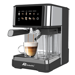 Cafetera Espresso Profesional Anbolife con Vaporizador de Leche, 20 Bares, Diseño Compacto, con Función de Limpieza - Product Image 2